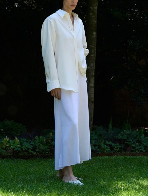 Minimalist White Oversized Shirt