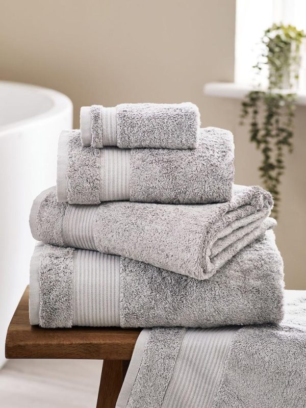 Cotton Towel Set – Light Grey