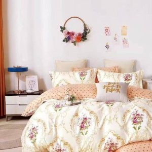 Floral Satin Bedsheet